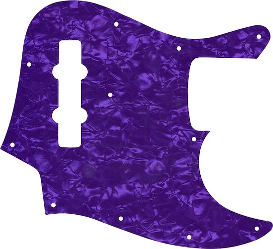 WD Custom Pickguard For Fender 2013-Present Made In Mexico Geddy Lee Jazz Bass #28PRL Light Purple Pearl