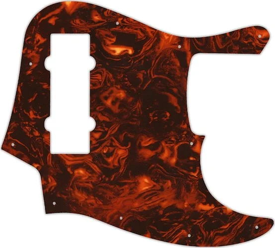 WD Custom Pickguard For Fender 2014 Made In China 5 String Modern Player Jazz Bass V Satin #05F Faux