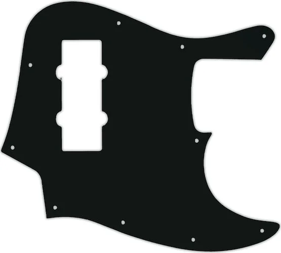WD Custom Pickguard For Fender 2014 Made In China Modern Player Jazz Bass Satin #01A Black Acrylic
