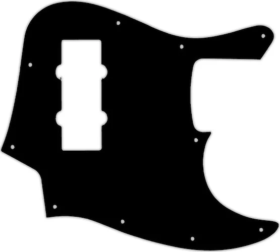 WD Custom Pickguard For Fender 2014 Made In China Modern Player Jazz Bass Satin #03 Black/White/Blac