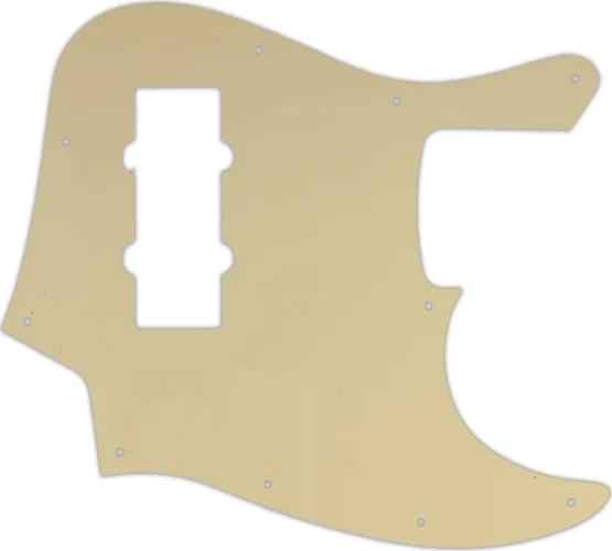 WD Custom Pickguard For Fender 2014 Made In China Modern Player Jazz Bass Satin #06T Cream Thin