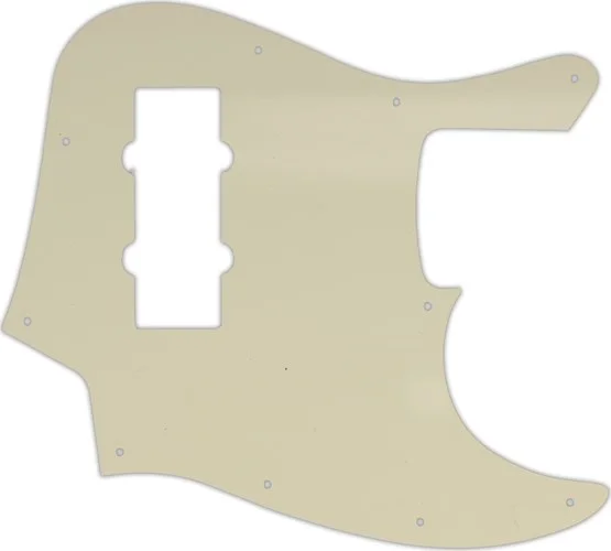 WD Custom Pickguard For Fender 2014 Made In China Modern Player Jazz Bass Satin #55T Parchment Thin