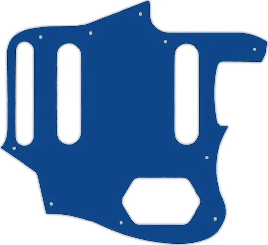 WD Custom Pickguard For Fender 2015-2018 Made In Mexico Classic Series 60s Jaguar Lacquer #08 Blue/W Image