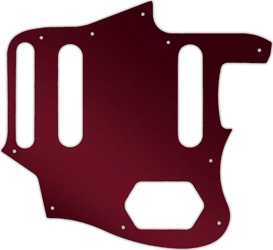 WD Custom Pickguard For Fender 2015-2018 Made In Mexico Classic Series 60s Jaguar Lacquer #10R Red M Image