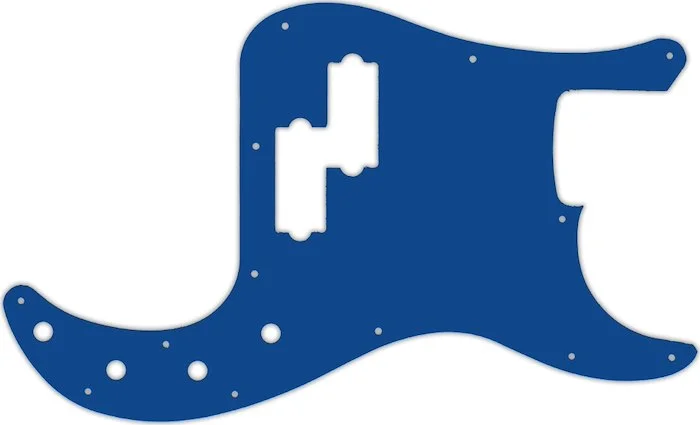 WD Custom Pickguard For Fender 2016-2019 Made In Mexico Special Edition Deluxe PJ Bass #08 Blue/Whit
