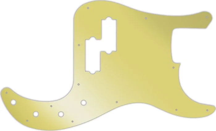 WD Custom Pickguard For Fender 2016-2019 Made In Mexico Special Edition Deluxe PJ Bass #10GD Gold Mi