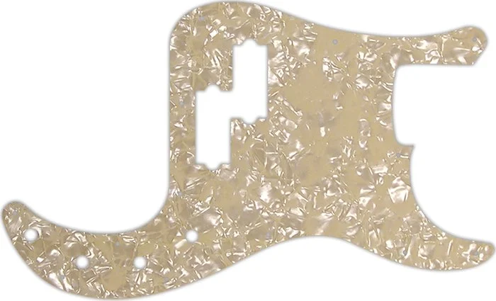 WD Custom Pickguard For Fender 2016-2019 Made In Mexico Special Edition Deluxe PJ Bass #28C Cream Pe