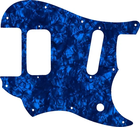 WD Custom Pickguard For Fender 2016-2019 Made In Mexico Duo-Sonic Offset HS - Custom Designed For Kurt Cobain Mustang Modification #28DBP Dark Blue Pearl/Black/White/Black
