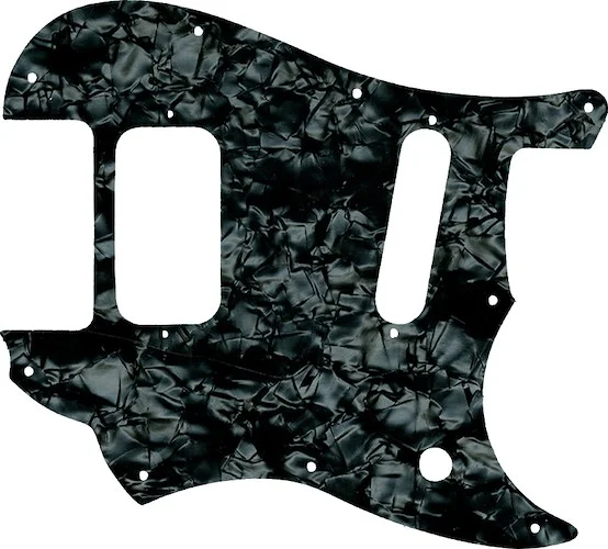 WD Custom Pickguard For Fender 2016-2019 Made In Mexico Duo-Sonic Offset HS - Custom Designed For Kurt Cobain Mustang Modification #28JBK Jet Black Pearl