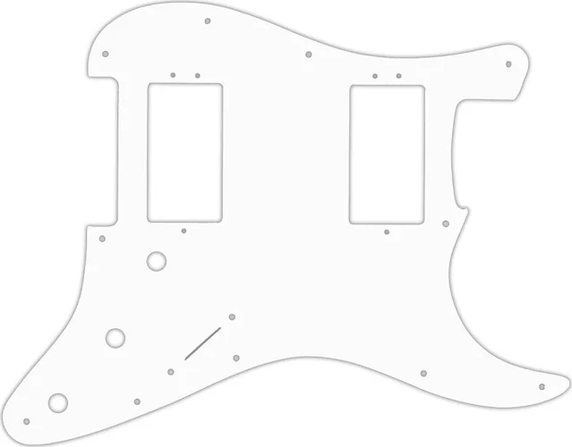 WD Custom Pickguard For Fender 2016 American Professional Stratocaster HH With Covered Shawbuckers #