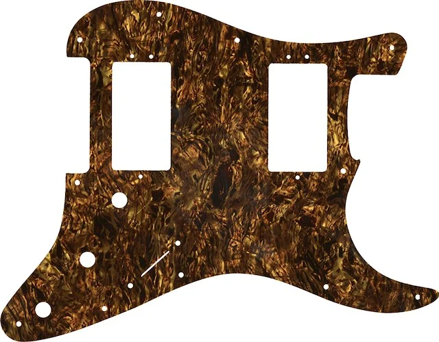 WD Custom Pickguard For Fender 2016 American Professional Stratocaster HH With Covered Shawbuckers #28TBP Tortoise Brown Pearl