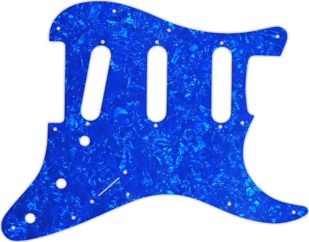 WD Custom Pickguard For Fender 2017-2019 American Professional Stratocaster #28BU Blue Pearl/White/B