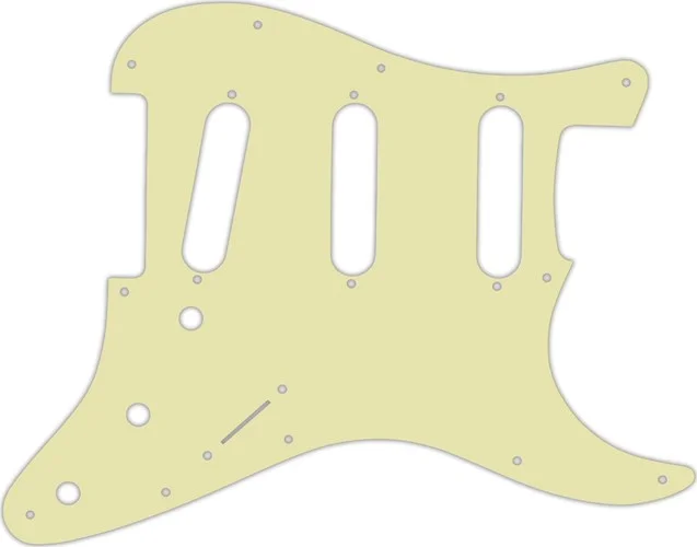 WD Custom Pickguard For Fender 2017-2019 American Professional Stratocaster #34 Mint Green 3 Ply