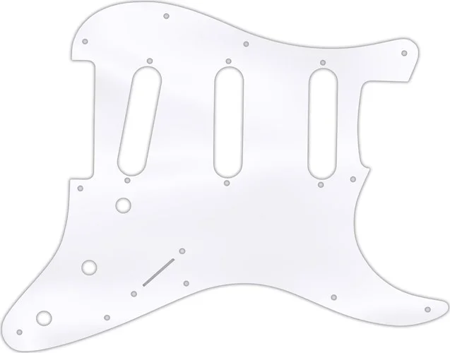 WD Custom Pickguard For Fender 2017-2019 American Professional Stratocaster #45T Clear Acrylic Thin
