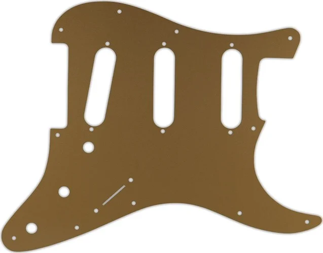 WD Custom Pickguard For Fender 2017-2019 American Professional Stratocaster #59 Gold/Clear/Gold