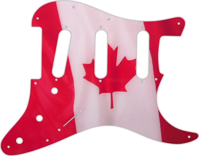 WD Custom Pickguard For Fender 2017-2019 American Professional Stratocaster #G11 Canadian Flag Graph