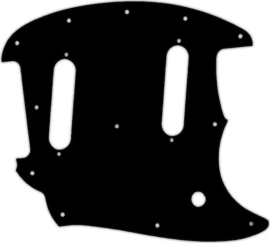WD Custom Pickguard For Fender 2017-Present Classic Style Mustang #03G Black/Green/Black