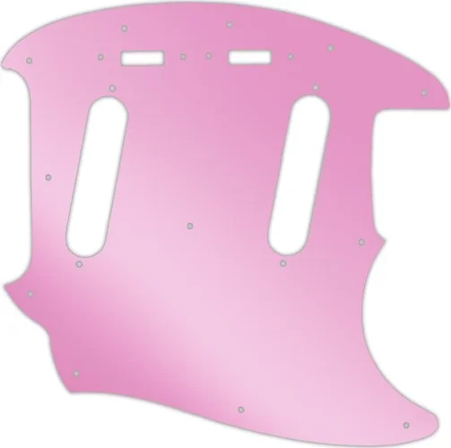 WD Custom Pickguard For Fender 2017-Present Made In Japan Traditional 60s Mustang #10P Pink Mirror
