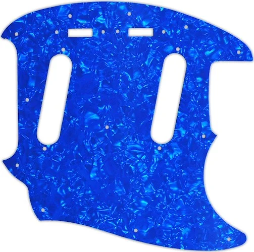 WD Custom Pickguard For Fender 2017-Present Made In Japan Traditional 60s Mustang #28BU Blue Pearl/W
