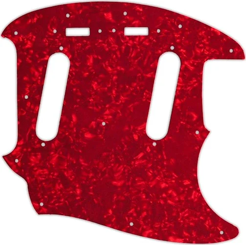 WD Custom Pickguard For Fender 2017-Present Made In Japan Traditional 60s Mustang #28R Red Pearl/Whi