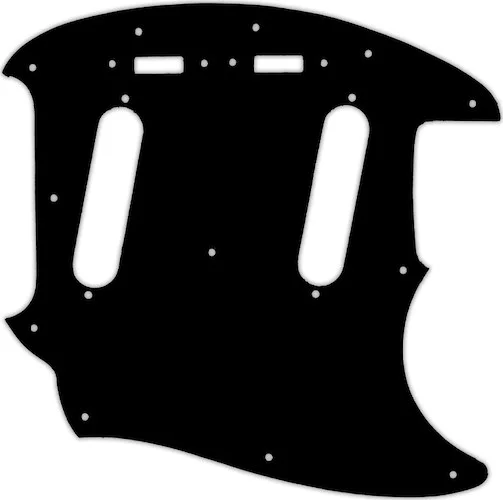 WD Custom Pickguard For Fender 2017-Present Made In Japan Traditional 60s Mustang #29 Matte Black