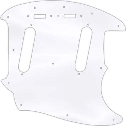 WD Custom Pickguard For Fender 2017-Present Made In Japan Traditional 60s Mustang #45 Clear Acrylic