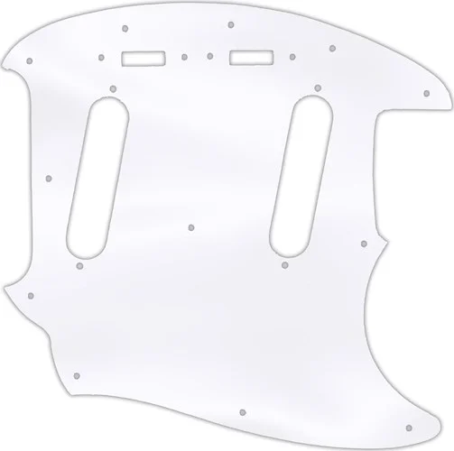 WD Custom Pickguard For Fender 2017-Present Made In Japan Traditional 60s Mustang #45T Clear Acrylic