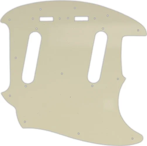 WD Custom Pickguard For Fender 2017-Present Made In Japan Traditional 60s Mustang #55T Parchment Thi