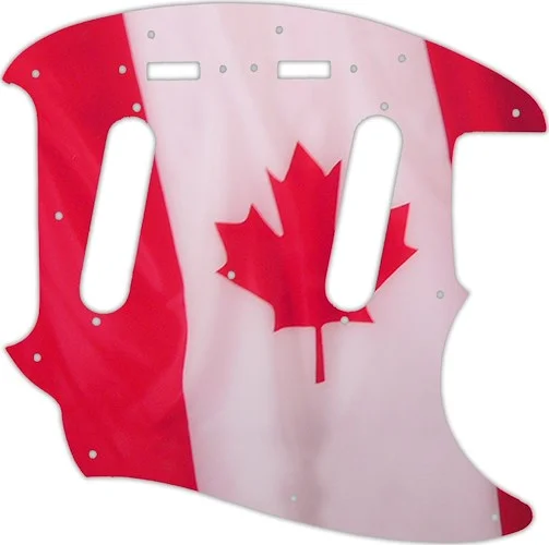 WD Custom Pickguard For Fender 2017-Present Made In Japan Traditional 60s Mustang #G11 Canadian Flag
