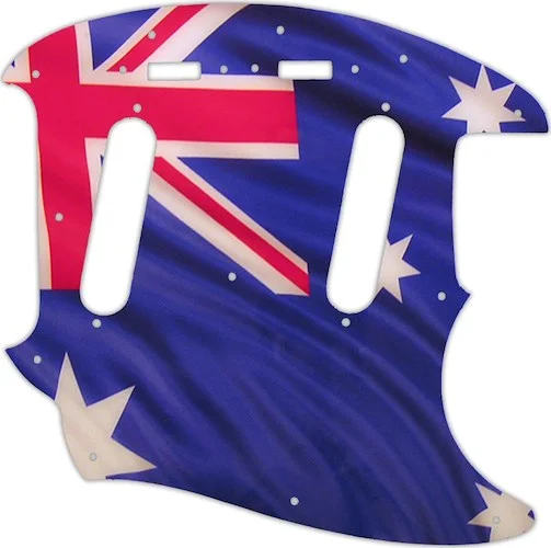 WD Custom Pickguard For Fender 2017-Present Made In Japan Traditional 60s Mustang #G13 Aussie Flag G Image