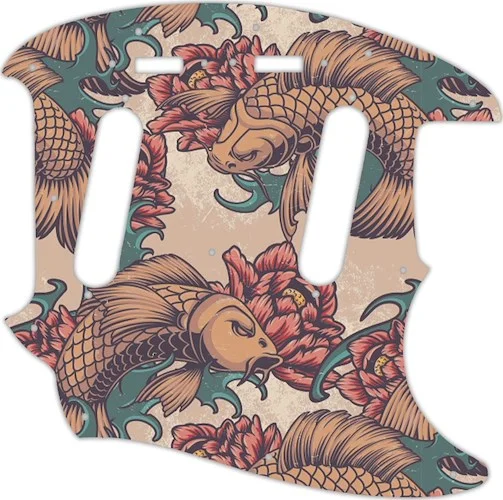 WD Custom Pickguard For Fender 2017-Present Made In Japan Traditional 60s Mustang #GT01 Koi Tattoo G