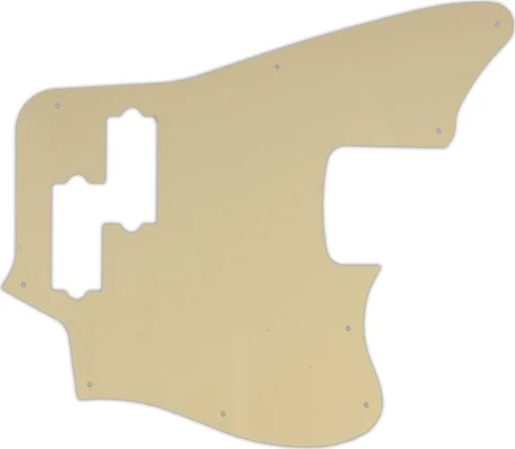 WD Custom Pickguard For Fender 2018 Player Series Jaguar Bass #06 Cream
