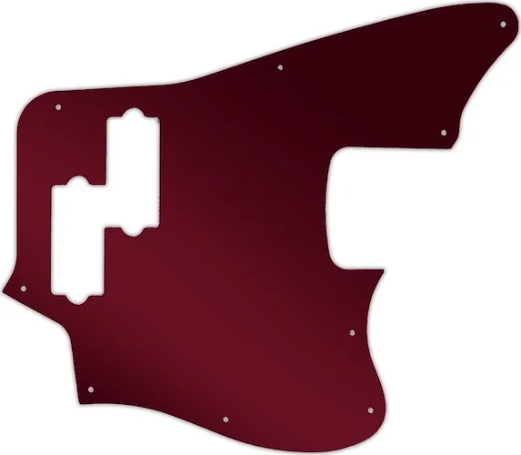 WD Custom Pickguard For Fender 2018 Player Series Jaguar Bass #10R Red Mirror