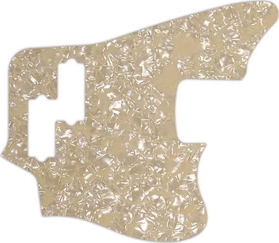 WD Custom Pickguard For Fender 2018 Player Series Jaguar Bass #28C Cream Pearl/Cream/Black/Cream