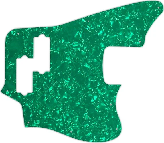 WD Custom Pickguard For Fender 2018 Player Series Jaguar Bass #28GR Green Pearl/White/Black/White