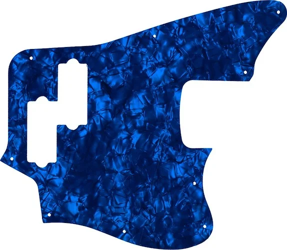 WD Custom Pickguard For Fender 2018 Player Series Jaguar Bass #28DBP Dark Blue Pearl/Black/White/Black