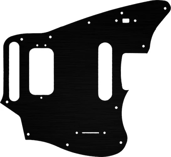 WD Custom Pickguard For Fender 2018-Present Made In Mexico Player Series Jaguar #27 Simulated Black 
