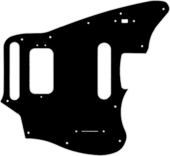 WD Custom Pickguard For Fender 2018-Present Made In Mexico Player Series Jaguar #29T Matte Black Thi