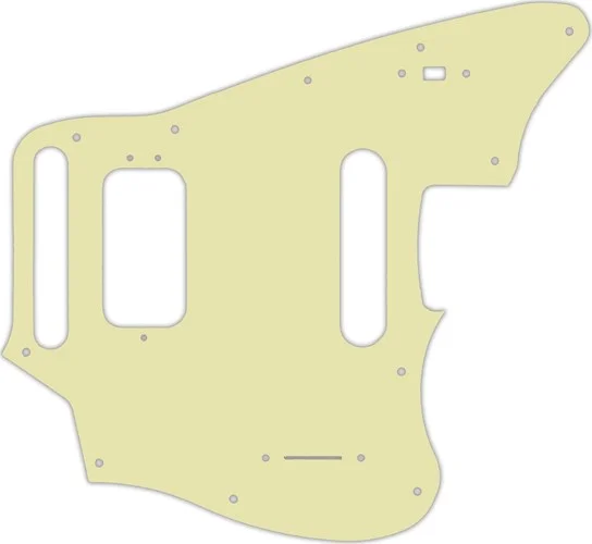WD Custom Pickguard For Fender 2018-Present Made In Mexico Player Series Jaguar #34 Mint Green 3 Ply