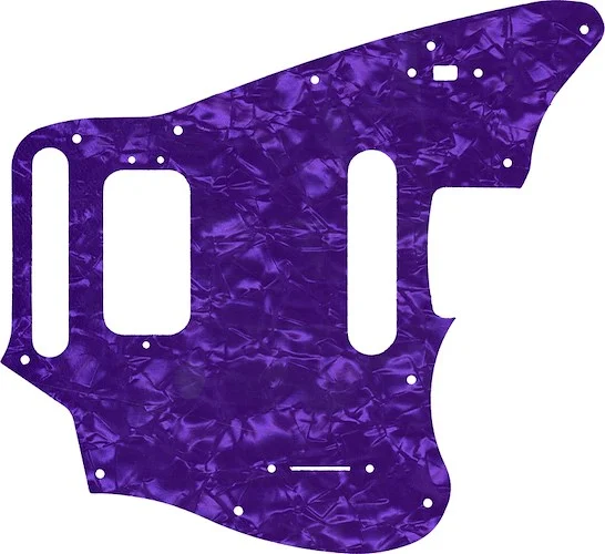 WD Custom Pickguard For Fender 2018-Present Made In Mexico Player Series Jaguar #28PRL Light Purple Pearl