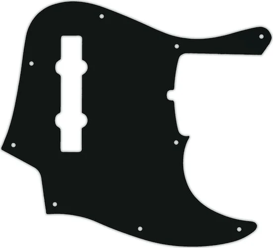 WD Custom Pickguard For Fender 2019 5 String American Ultra Jazz Bass V #01A Black Acrylic