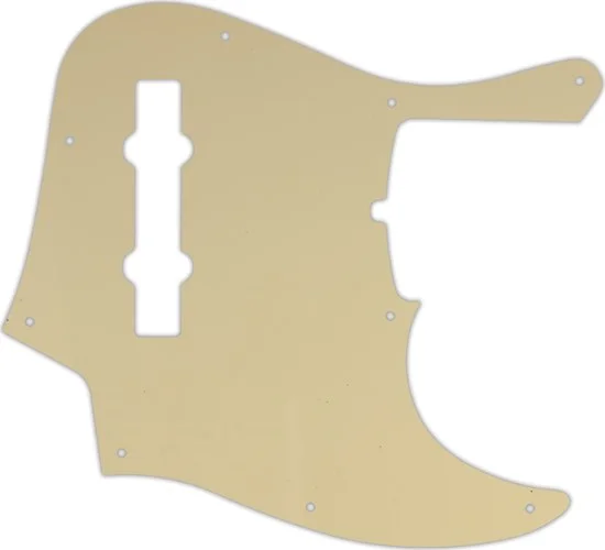 WD Custom Pickguard For Fender 2019 5 String American Ultra Jazz Bass V #06 Cream