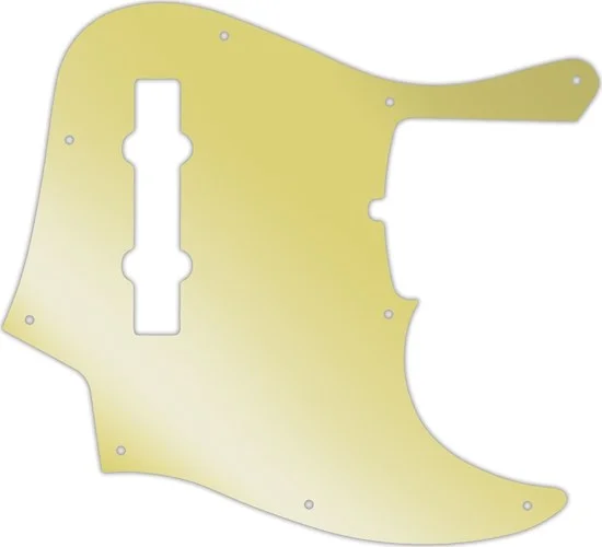 WD Custom Pickguard For Fender 2019 5 String American Ultra Jazz Bass V #10GD Gold Mirror