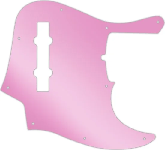 WD Custom Pickguard For Fender 2019 5 String American Ultra Jazz Bass V #10P Pink Mirror