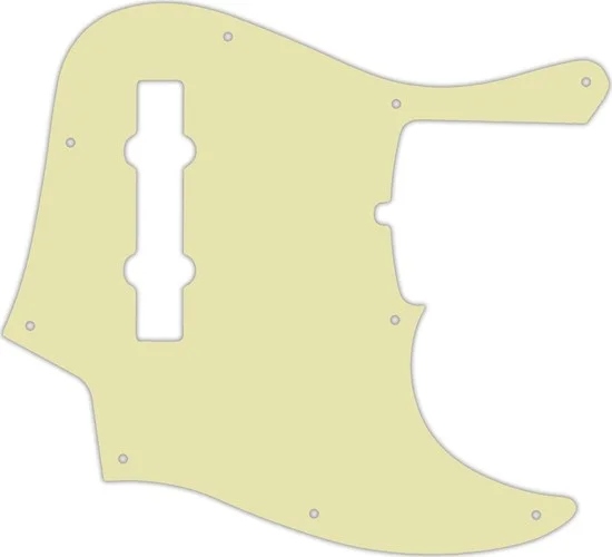 WD Custom Pickguard For Fender 2019 5 String American Ultra Jazz Bass V #34S Mint Green Solid Image