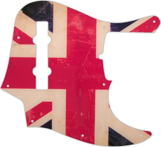 WD Custom Pickguard For Fender 2019 5 String American Ultra Jazz Bass V #G04 British Flag Relic Grap