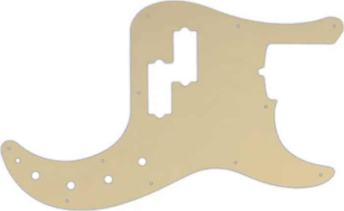 WD Custom Pickguard For Fender 2019 American Ultra Precision Bass #06T Cream Thin