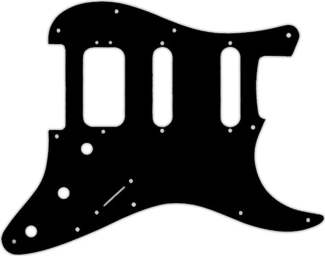 WD Custom Pickguard For Fender 2019 American Ultra Stratocaster HSS #01 Black