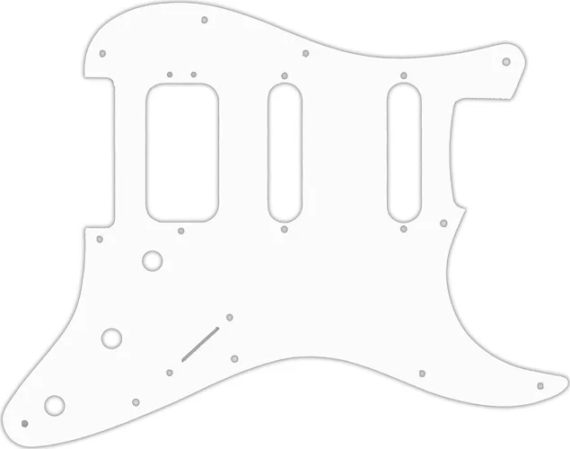 WD Custom Pickguard For Fender 2019 American Ultra Stratocaster HSS #04 White/Black/White