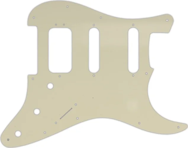 WD Custom Pickguard For Fender 2019 American Ultra Stratocaster HSS #55 Parchment 3 Ply